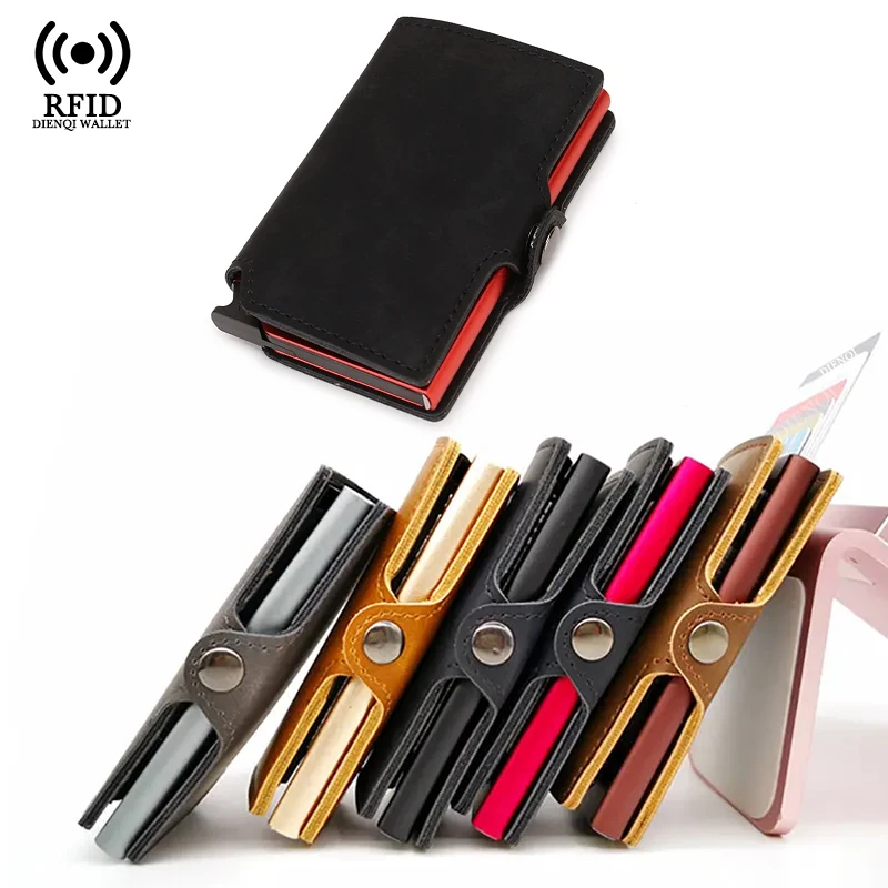 Slim Business Card Holder Men  - Card Top Loader review and price