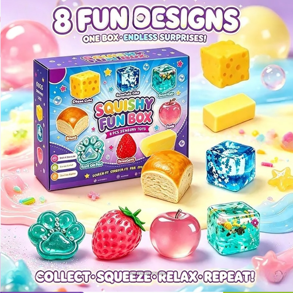 Needoh 8Pcs Mystery Squishies  - Mystery Box Blind Bag review and price